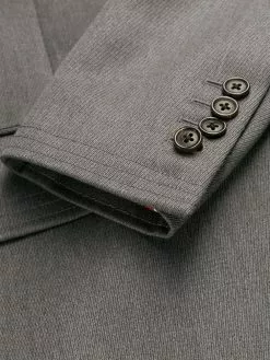 Thom Browne Fur Collar Elongated Chesterfield