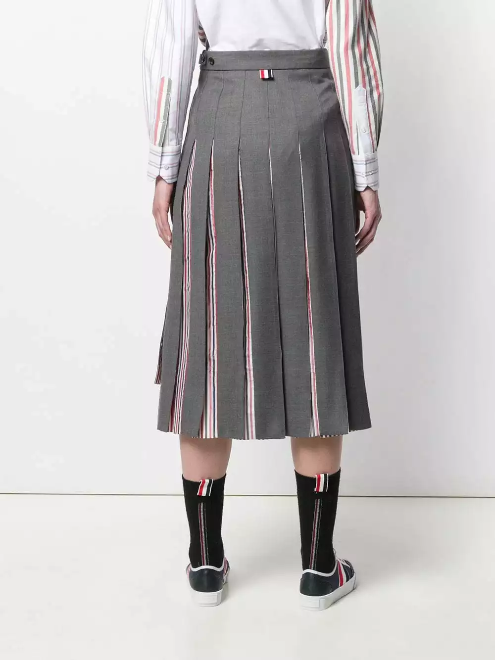Thom Browne Super 120s combo pleat skirt pleated skirts of women 4 Thom Browne super 120s combo pleat skirt