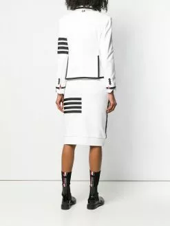 Thom Browne 4-Bar loopback jersey suit