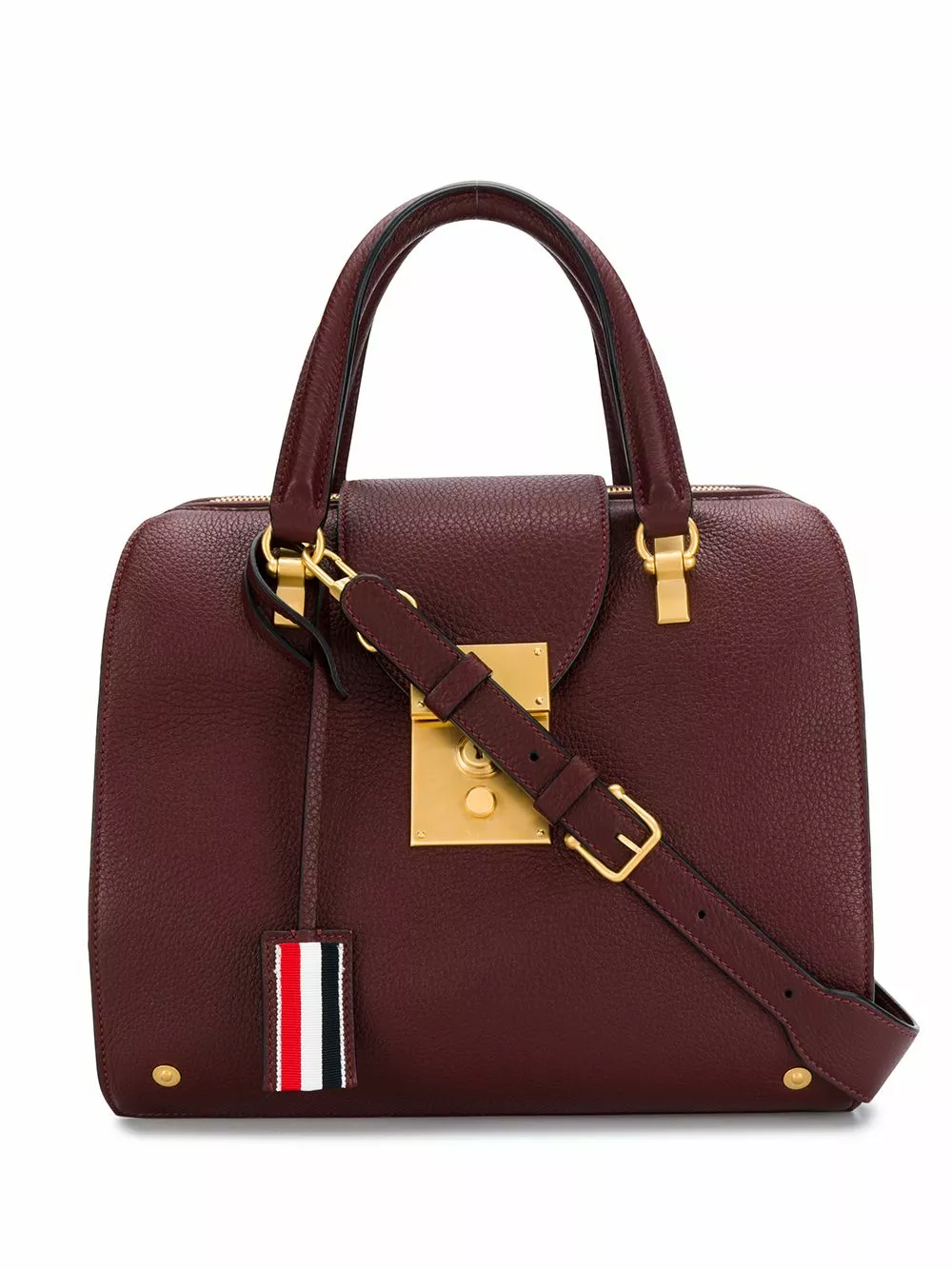 Thom Browne Mrs. Thom Jr. zip top bag tote bags of women 1 Thom Browne Mrs. Thom Jr. zip-top bag