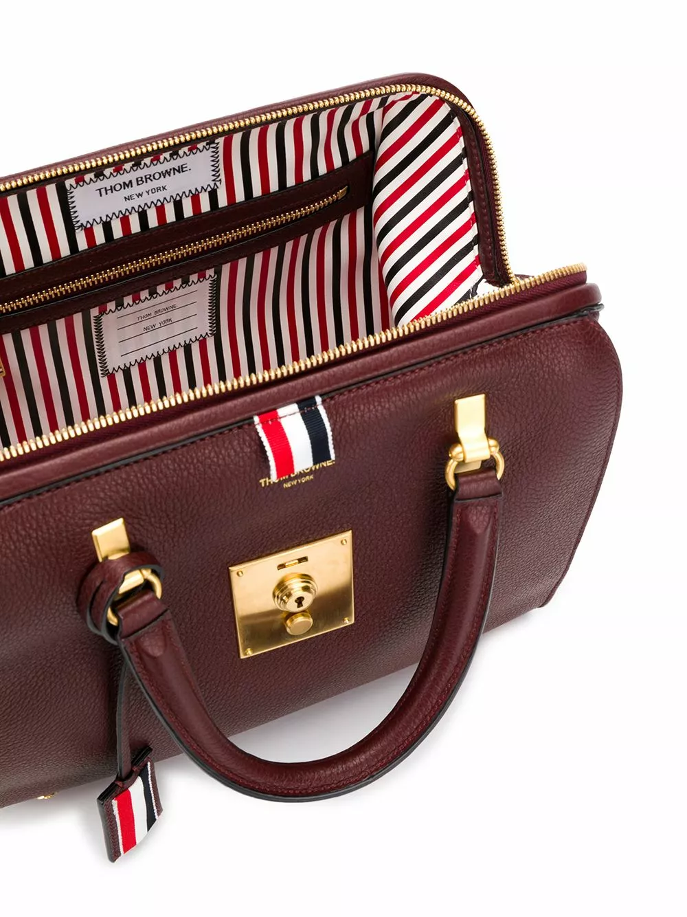 Thom Browne Mrs. Thom Jr. zip top bag tote bags of women 5 Thom Browne Mrs. Thom Jr. zip-top bag