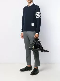 Thom Browne Dolphin pebbled bag