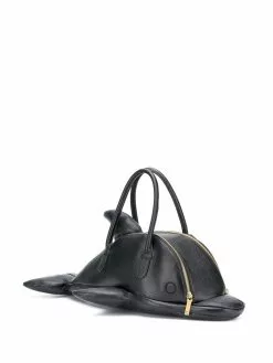 Thom Browne Dolphin pebbled bag