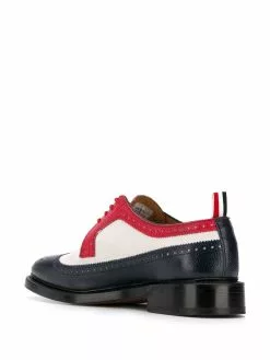 Thom Browne pebbled leather spectator brogues