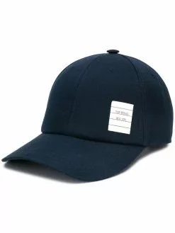 Thom Browne cotton twill baseball cap