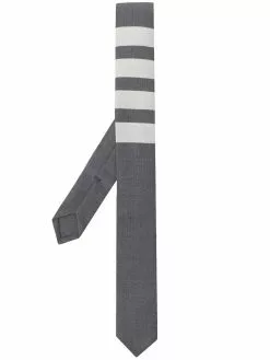 Thom Browne 4-bar plain weave tie
