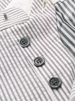 Thom Browne seersucker pleated skirt