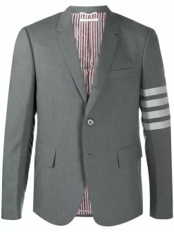Thom Browne Four-Bar fitted blazer