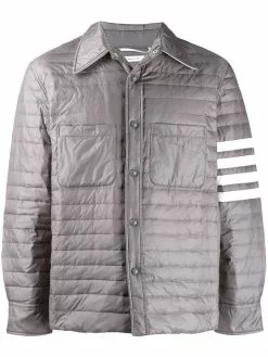 Thom Browne 4-Bar down fill shirt jacket