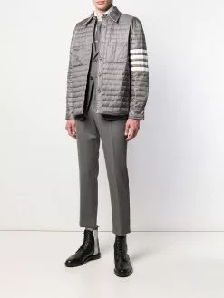 Thom Browne 4-Bar down fill shirt jacket