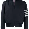 Thom Browne 4-Bar plain weave suiting bomber jacket