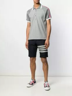 Thom Browne raglan-sleeve piqué polo shirt