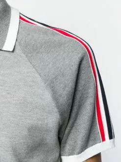Thom Browne raglan-sleeve piqué polo shirt