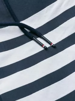 Thom Browne 4-Bar long hooded parka