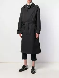 Thom Browne raglan-sleeve car coat