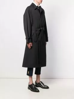 Thom Browne raglan-sleeve car coat