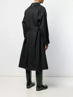 Thom Browne Raglan sleeve oversized mac car coat trench coats of men 10 Thom Browne raglan-sleeve oversized mac car coat