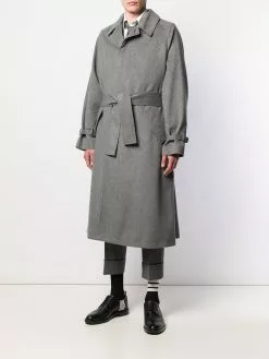 Thom Browne raglan-sleeve cashmere car coat