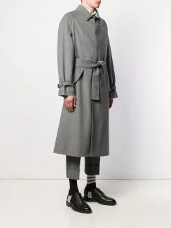 Thom Browne raglan-sleeve cashmere car coat