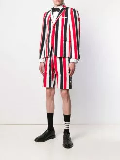 Thom Browne RWB stripe slim shorts