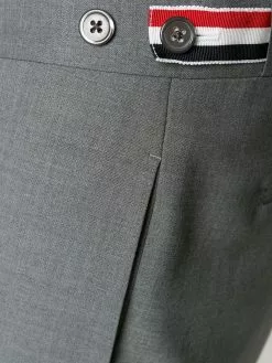 Thom Browne 4-Bar plain weave suiting shorts