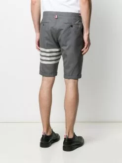 Thom Browne 4-Bar plain weave suiting shorts