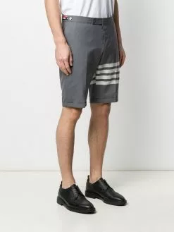 Thom Browne 4-Bar plain weave suiting shorts