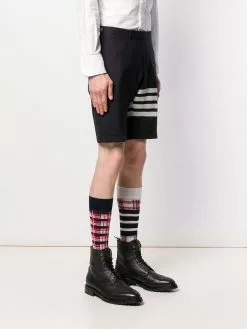 Thom Browne 4-Bar plain weave suiting shorts