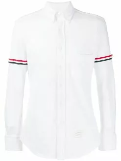 Thom Browne Long Sleeve Button Down Shirt
