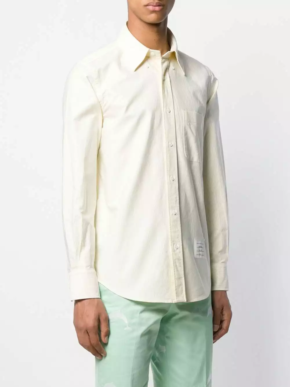 Thom Browne University stripe Oxford shirt shirts of men 3 Thom Browne university stripe Oxford shirt