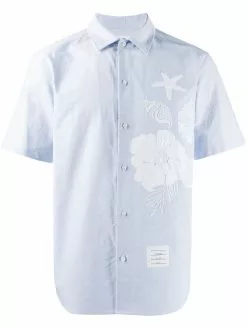 Thom Browne ocean floor appliqué shirt