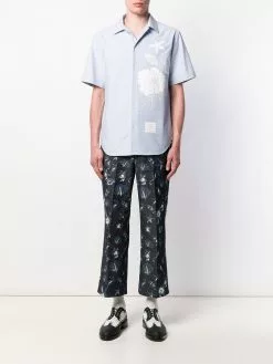 Thom Browne ocean floor appliqué shirt