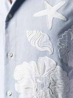 Thom Browne ocean floor appliqué shirt