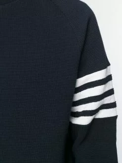 Thom Browne 4-Bar raglan-sleeve sweatshirt