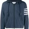 Thom Browne 4-Bar ripstop zip-up hoodie