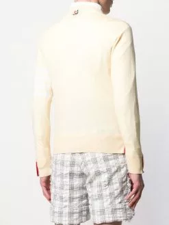 Thom Browne crew neck merino jumper