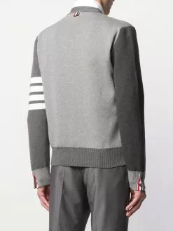 Thom Browne 4-Bar V-neck cardigan