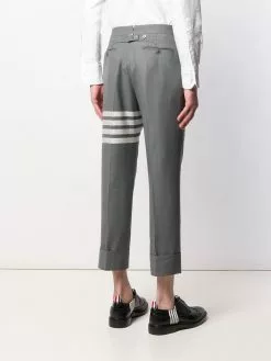 Thom Browne 4-Bar plain weave suiting trousers