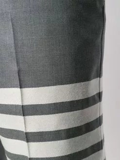 Thom Browne 4-Bar plain weave suiting trousers
