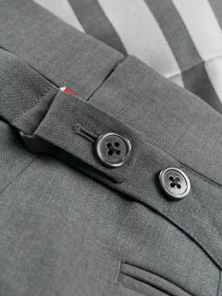 Thom Browne 4-Bar plain weave suiting trousers