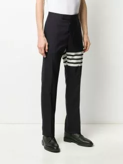 Thom Browne 4-Bar plain weave suiting trousers