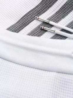 Thom Browne 4 Bar waffle stitch track shorts track & running shorts of men 12 Thom Browne 4-Bar waffle stitch track shorts