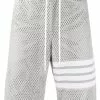 Thom Browne mesh track shorts