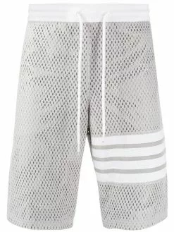 Thom Browne mesh track shorts