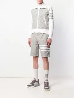 Thom Browne mesh track shorts