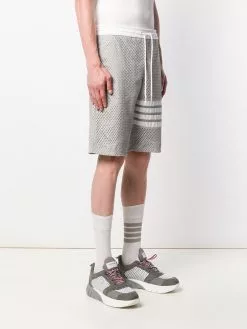 Thom Browne mesh track shorts
