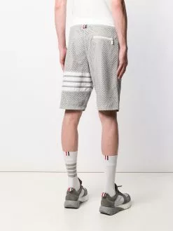 Thom Browne mesh track shorts