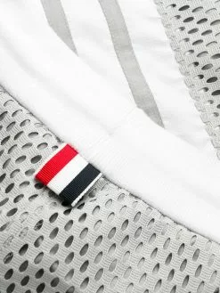 Thom Browne mesh track shorts