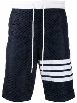 Thom Browne athletic mesh track shorts