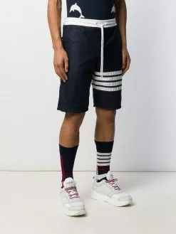 Thom Browne athletic mesh track shorts
